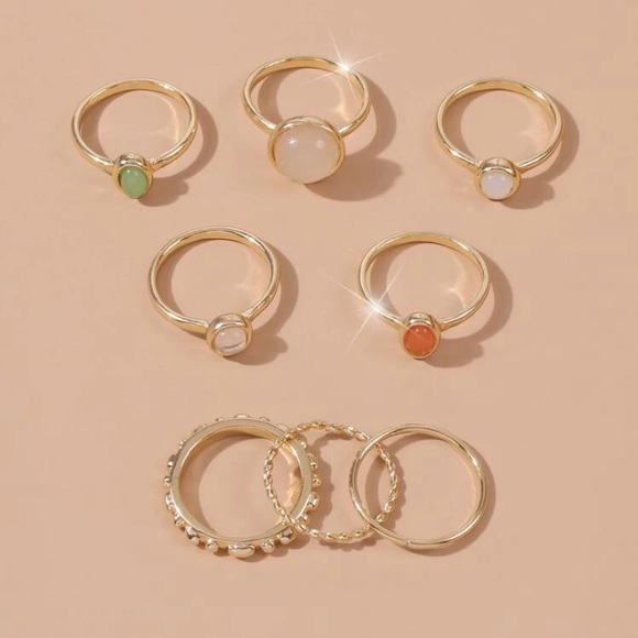 3/$30✨urban 8pc dream ring set - Picture 2 of 3